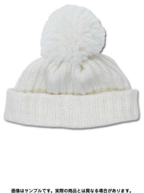 60cm Knit Hat With Pompon (Off-white), Azone, Accessories, 1/3, 4571117003322